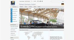 Desktop Screenshot of palram.de