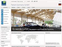 Tablet Screenshot of palram.de